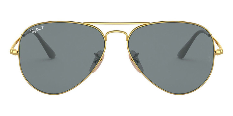 عینک آفتابی اورجینال ریبن Ray-Ban RB 3689 Aviator Metal II 9064/S2 مدل خلبانی (Aviator) با فریم فلزی مقاوم و نشکن عدسی شیشه مناسب خانم و اقا